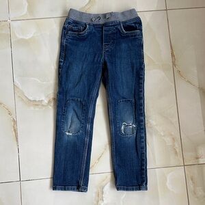 Hanna Andersson distressed jeans size 6-7 year old